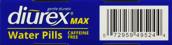 Diurex Max Water Pills Gentle Diuretic Caplets 24ct