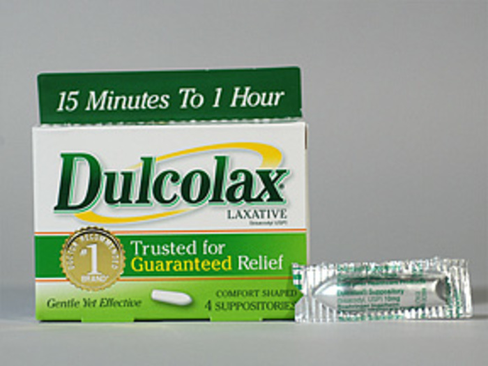 Dulcolax 10mg Medicated Laxative Suppositories 4ct