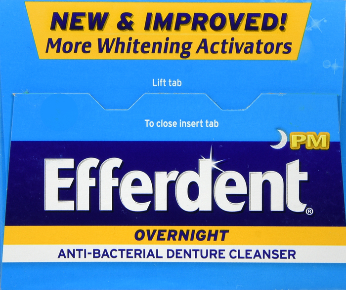 EFFERDENT PM TABLET 90CT