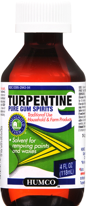 HUMCO TURPENTINE LIQUID 4OZ