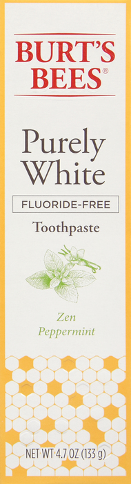 Burt's Bees Purely White Fluoride Free Toothpaste 7oz