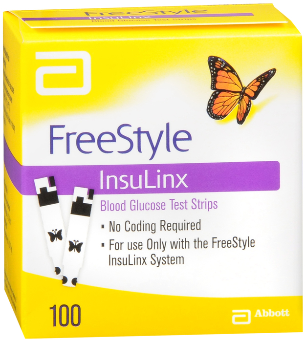 FREESTYLE INSULINX TEST STRIP 100CT