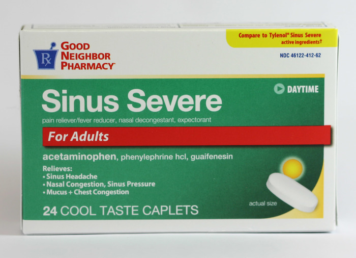 Good Neighbor Pharmacy Sinus/Severe For Adults Capulets 24ct