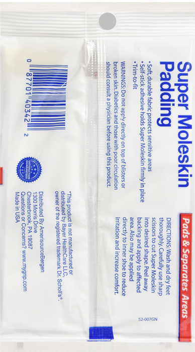 Good Neighbor Pharmacy Super Moleskin Padding Sheets 3ct