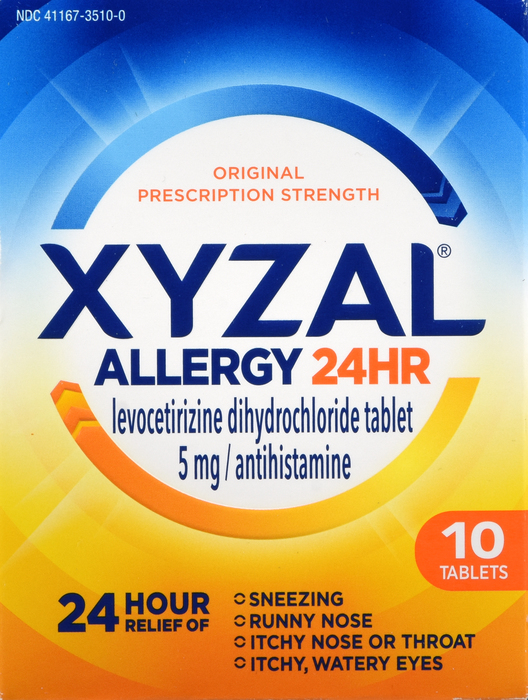 Xyzal 24HR Allergy 5mg Tablet 10ct