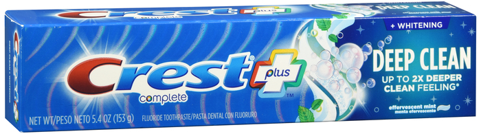 CREST PLUS COMP + WHT DEEP CLN TP 5.4OZ