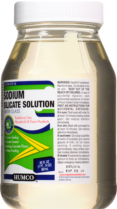 SODIUM SILICA SOLUTION 30OZ HUMCO