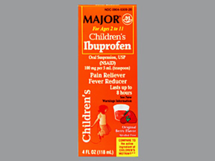 IBUPROFEN CHILD SUSPENSION BERRY 4OZ MAJ