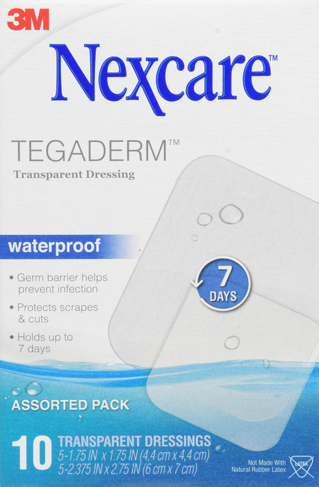 NEXCARE TEGADERM ASST PACK 10CT