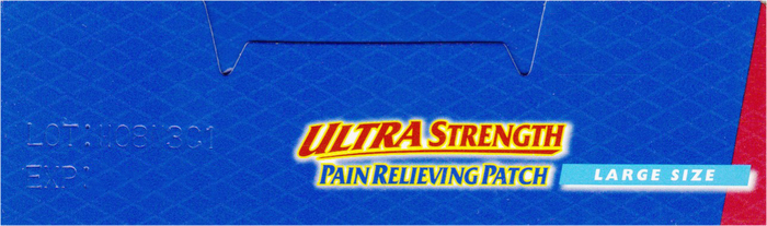 Bengay Ultra Strength Pain Relief Large Patch 4ct