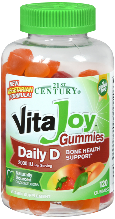 21st Century VitaJoy Gummies Daily D 2000 IU Gummies 120ct