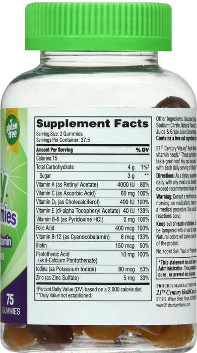 21st Century VitaJoy Multivitamin Gummies 75ct