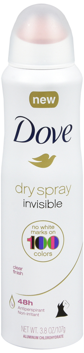 DOVE AP DRY SPRAY CLEAR DEO 3.8OZ