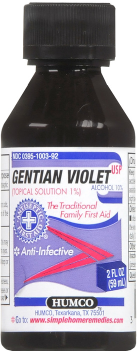 GENTIAN VIOLET 1% 2OZ HUMCO