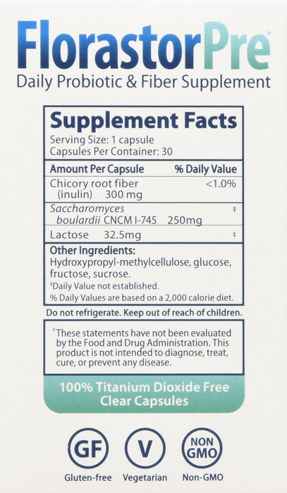 FLORASTORPRE CAPSULE 250MG 30CT