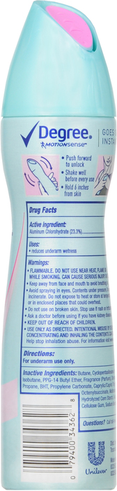 Degree Antiperspirant Dry Spray Powder Deodorant 3.8oz