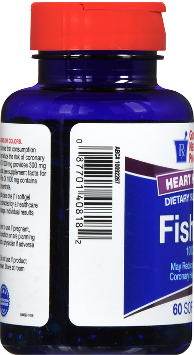 Good Neighbor Pharmacy Fish Oil 1000mg Softgels 60ct