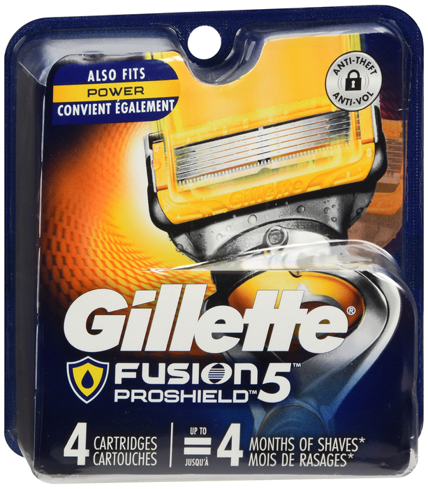 Gillette Fusion ProShield Men's Razor Blade Refill Cartridges 4ct