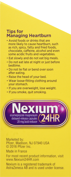 NEXIUM 24HR OTC 20MG MINI CAPSULE 42CT