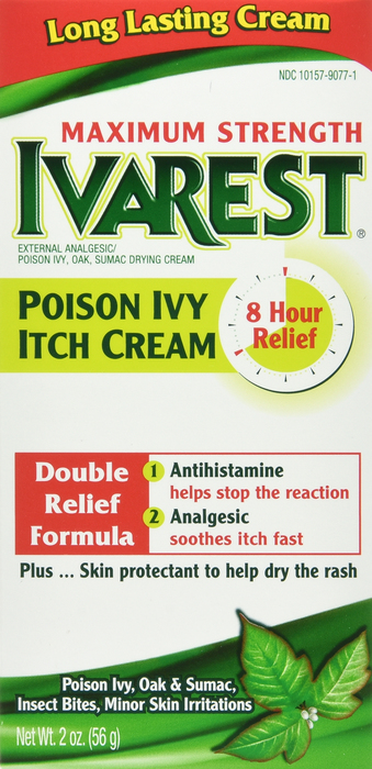 IVAREST POISON IVY ITCH RELIEF CREAM 2OZ