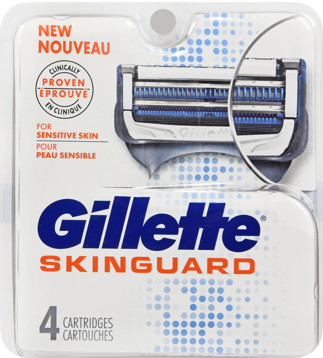 Gillette SkinGuard Razor Blade Refill Cartridges 4ct