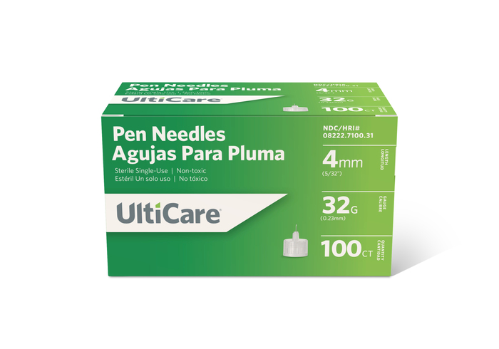 UltiCare Pen Needles 32gx4mm 100ct