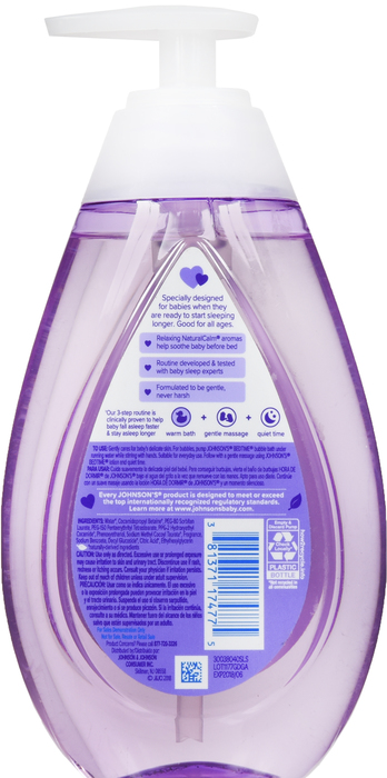 JOHNSONS BEDTIME BUBBLE BATH WSH 13.6OZ