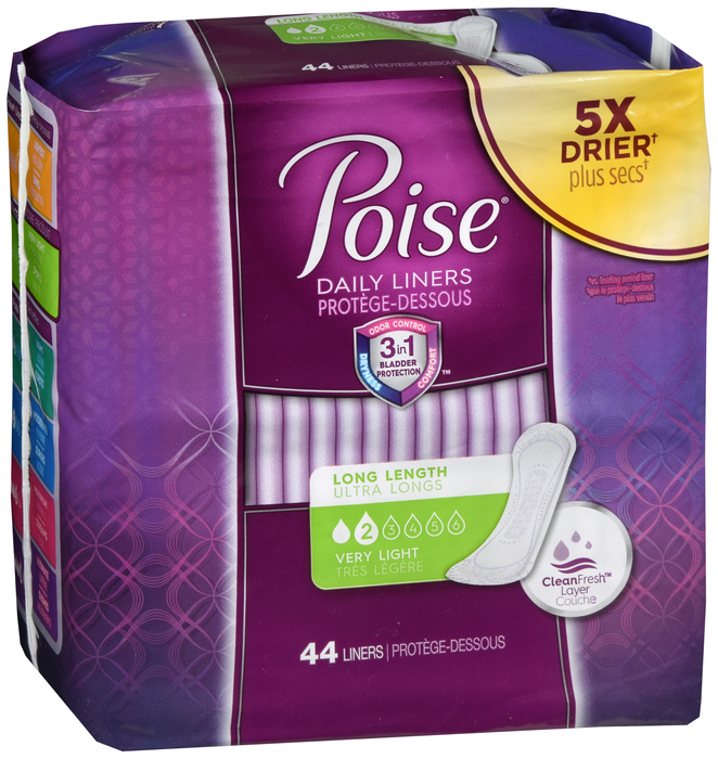 POISE LINER VERY LIGHT LONG 6X44 CT