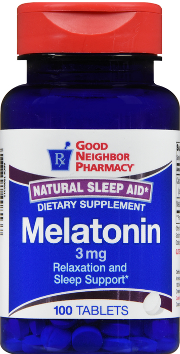 Good Neighbor Pharmacy Melatonin 3mg Tablets 100ct