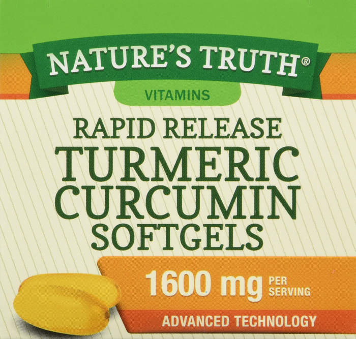 TURMERIC 1600MG RR SGC 60CT NAT TRU