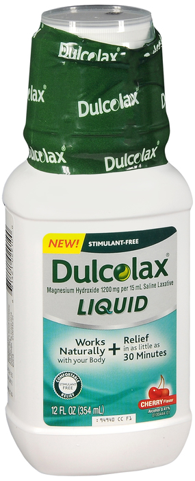 Dulcolax Digestive Treatment Cherry Liquid 12oz