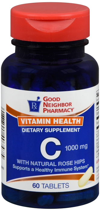 Good Neighbor Pharmacy Vitamin C 1000mg with Rose Hips Tablets 60ct