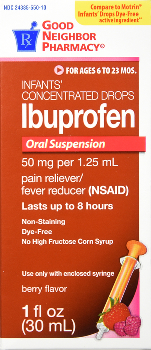 Good Neighbor Pharmacy Ibuprofen Infant Drops Berry Flavor 1oz