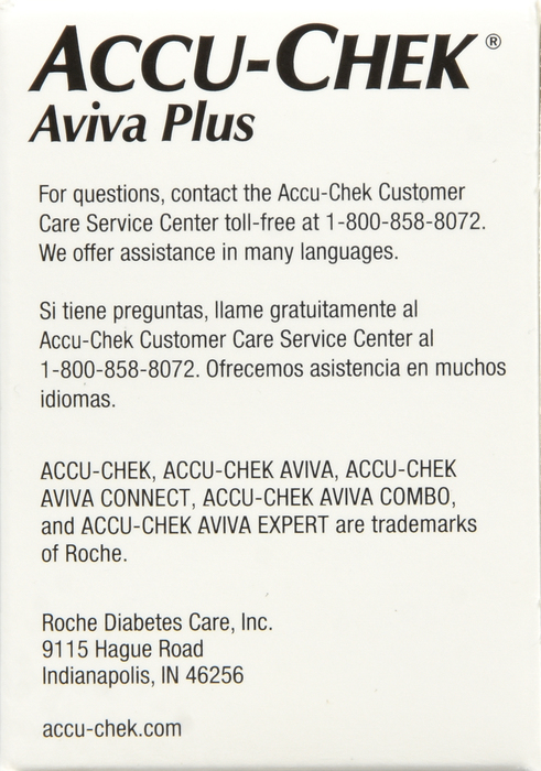 Accu-Chek Aviva Plus Test Strips50ct