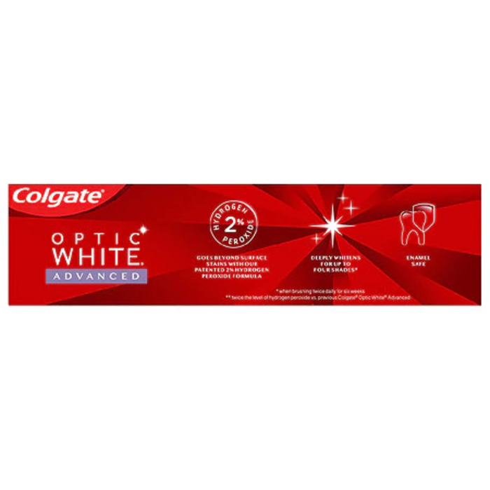 Colgate Optic White Advanced Teeth Whitening Toothpaste 4.5oz