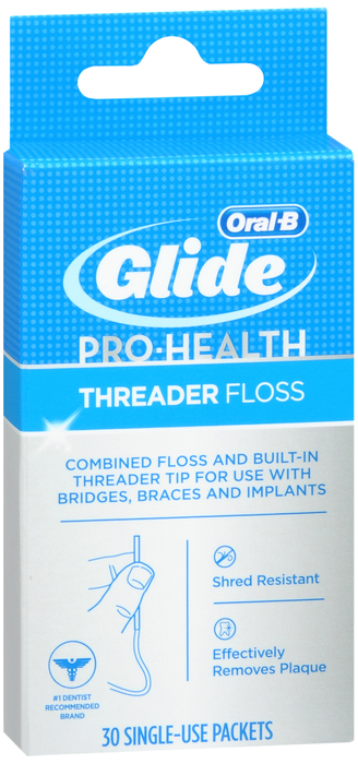 Glide Pro-Health Dental Threader Floss 30ct