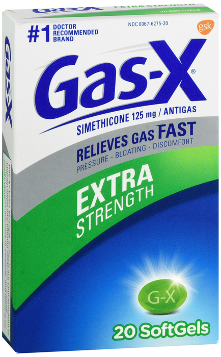 GAS-X X/STR SOFTGEL 20CT