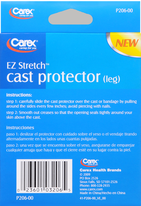 Carex E-Z Stretch Cast Protector, Leg 1ct