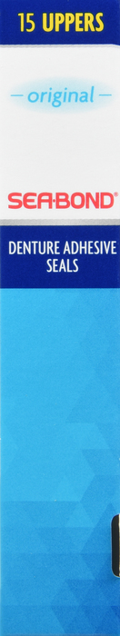 Sea Bond Secure Upper Denture Adhesive Seals 15ct