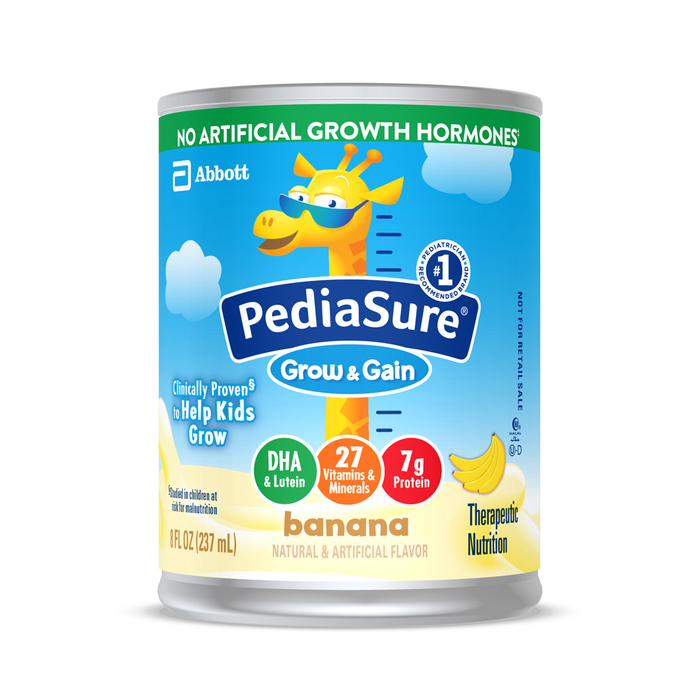 PEDIASURE SHAKE INST CAN BANANA 24X8OZ