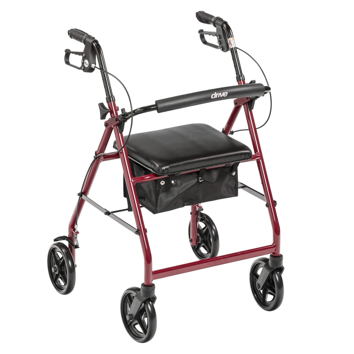 Walker Rollator Red REBKSP