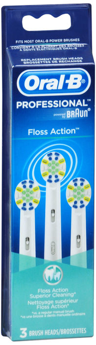 Oral B Toothbrush Floss Action Refill 3ct