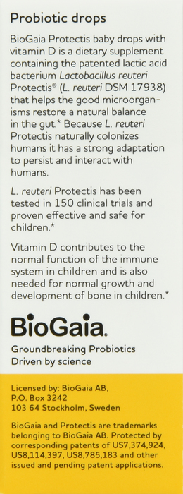 BIOGAIA PROTECTIS BABY W/ D3 10ML