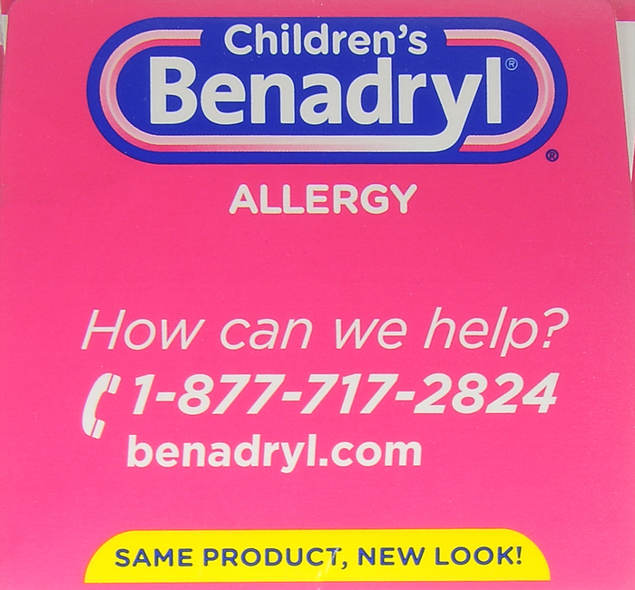 Benadryl Kids Allergy Liquid Cherry 8oz