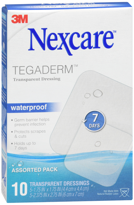 NEXCARE TEGADERM ASST PACK 10CT