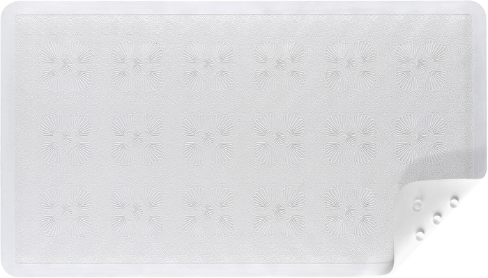 Bath Mat with Suction Grip White 9350-R