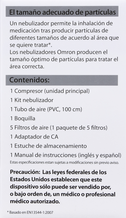 Omron NE-C801 CompAIR Compressor Nebulizer 1ct