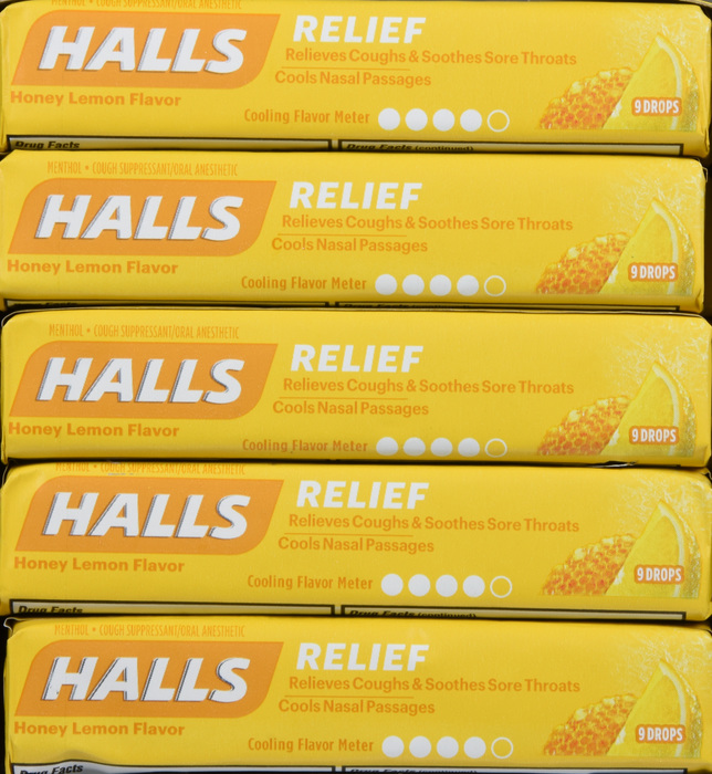 HALLS STICK HONEY LEMON 20X9CT