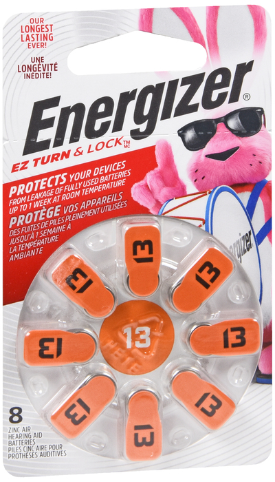 ENERGIZER HEARING AID EZ-TURN L13 8PK