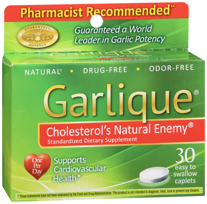 GARLIQUE GARLIC CAPLETS 30CT